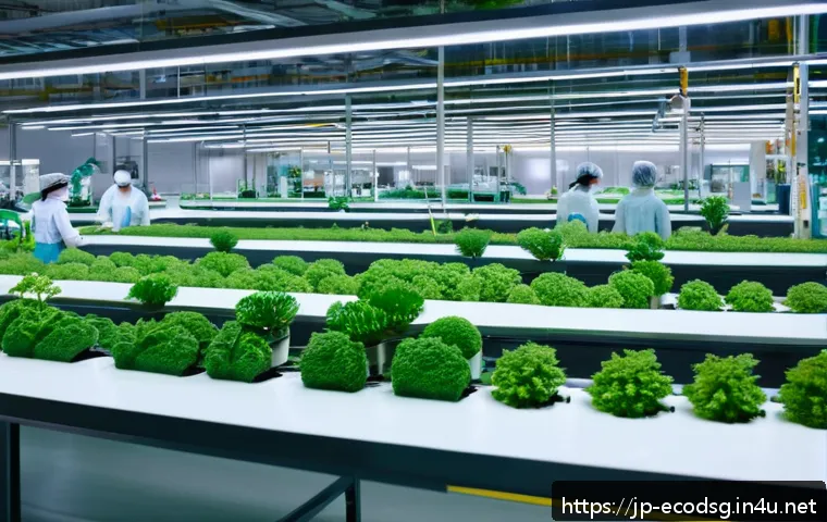 에코디자인 국제 표준 및 인증 - A modern electronics manufacturing factory interior showcasing sustainable eco-design principles: sp...